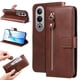 thumbnail image 2 of Funda con Cremallera para OnePlus Nord CE 4 5G, Carcasa Cartera de Cuero PU con Soporte y Tarjetero, 2 of 6