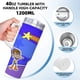 thumbnail image 5 of Hombre Servilleta Vaso aislado de acero inoxidable con asa, diseño temático, regalo para familia, amigos y fans; incluye pajita y encaja en el portavasos estándar, 40 oz, 5 of 6