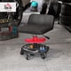 thumbnail image 2 of Taburete mecánico HOMCOM Rolling de 300 kg de capacidad con respaldo, 2 of 9