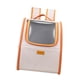 thumbnail image 4 of Transportadora para Gatos con Ventana Transparente, Plegable y Resistente al Aire Libre, Naranja, 4 of 5