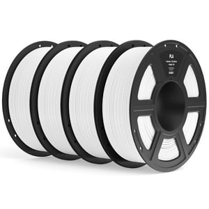 Filamento Para Impresora 3D Elegoo Pla, 1,75 Mm, Blanco, 4 Kg