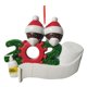 thumbnail image 4 of 2020 árbol De Navidad Adorno Colgante De Bricolaje Navidad Negro Miembro De La Familia De 2, 4 of 4