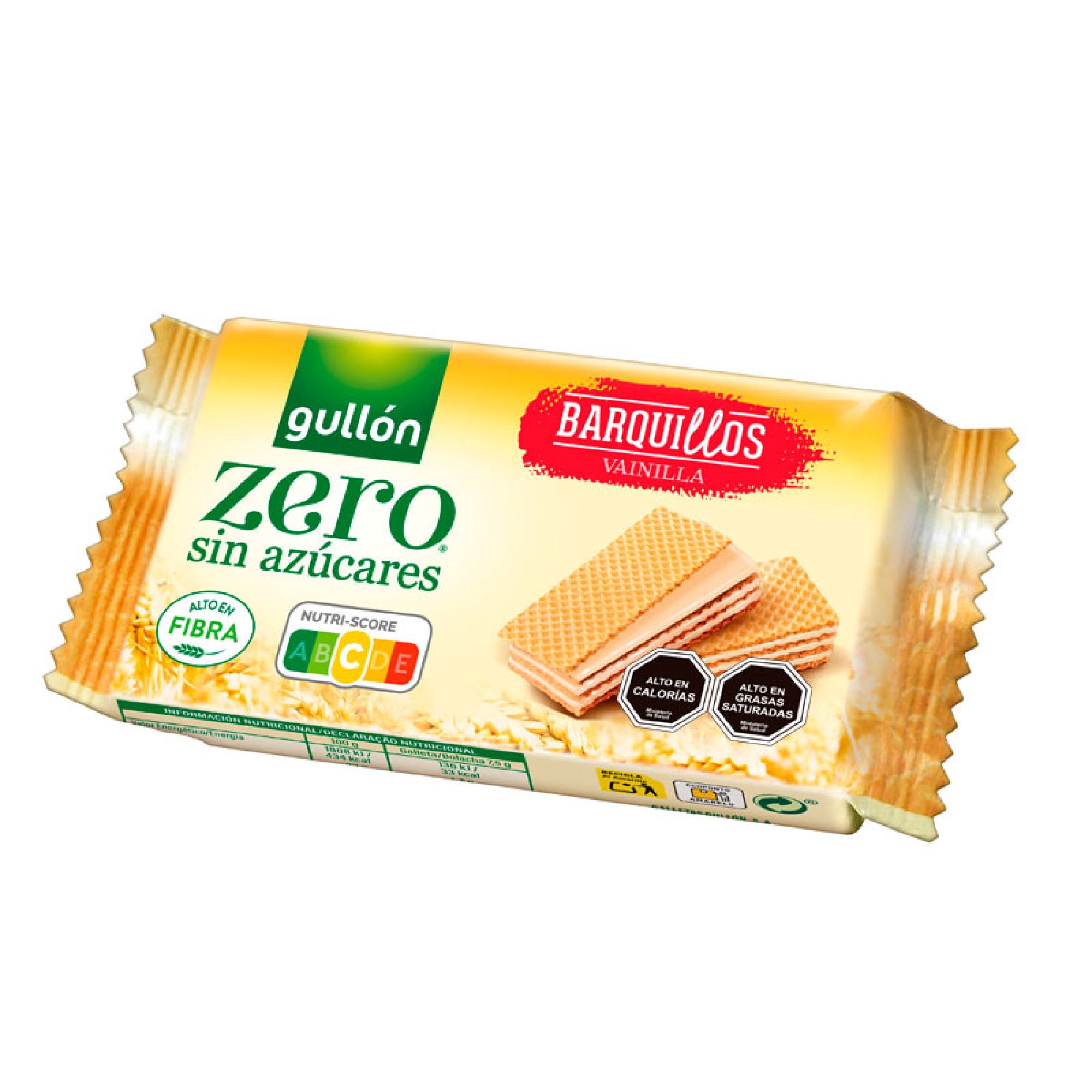 Galletas Sin Azúcar Sabor Vainilla Bolsa 60 g Gullon