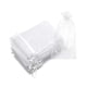 thumbnail image 3 of 100 Bolsas de Organza Reutilizables para Regalos y Fiestas (Blanco), 3 of 3