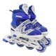thumbnail image 3 of Patines En Línea Para Niños, Transpirables, Iluminados, Para Interiores Y Exteriores, Regalo Para Adolescentes, Talla M, Color Azul, 3 of 5