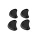 thumbnail image 4 of INSPIRE CHIC Almohadilla de Reparación de Talón de Suela de Zapatos de Goma Unisex Placa de Protección 4 Pares Negro Negro, 4 of 5