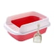 thumbnail image 1 of Caja De Arena Para Gatos Orinal Inodoro Bandeja De Arena Para Mascotas Grande Extraíble Fácil De Limpiar Grande Rosa, 1 of 5
