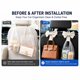 thumbnail image 5 of Gancho para coche BVGACI pack de 2, lazo bonito, blanco, PVC, 15 kg, 5 of 5