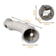 thumbnail image 2 of Túnel para gatos, túnel de tela con pelota y juguetes, túnel de juego para gatos y conejos, túnel para conejos, resistente y no se oxida., 2 of 5