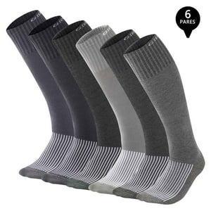 Giovacchino - Pack De 6 Calcetines Compresion Bambú Fibra Cobre Hombre