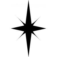 Rienda Libre Graphics - Decomural 8 Point Star Baby Nursery Ws-15242