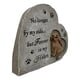 thumbnail image 3 of Pet Dog Memorial Stones Cachorro Tombstone Simpatía Pet Dog Loss Gifts Final Resting Peace Headstone Dog Marker Grave para césped Jardín al aire libre, 3 of 4