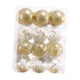 thumbnail image 4 of 24 Piezas De Adornos Navideños De Bolas Irrompibles Para Fiestas Navideñas En Casa, Color Dorado Transparente, 4 of 5
