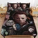 thumbnail image 1 of Michael Myers Halloween Duvet Cover Set 3 Piece Bedding Set Double Sided Printing Decorative Comforter Cover Set, 1 of 5