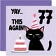 thumbnail image 1 of Tarjeta de felicitación Stuff4 77th Birthday Yay This Again! 5.7 pulgadas, 1 of 7