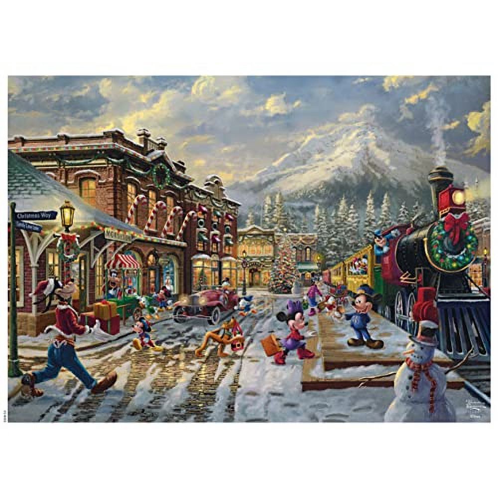 Rompecabezas Ceaco Thomas Kinkade Holiday 1000 Piezas