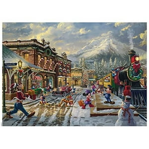 Rompecabezas Ceaco Thomas Kinkade Holiday 1000 Piezas