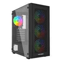 Genérico - Gabinete Newgen Titanium 01 Mesh Atx Negro