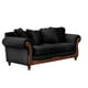 thumbnail image 2 of Sofa Rimini 3c Tela Velvet Negro, 2 of 7