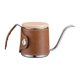 thumbnail image 3 of Hervidor De Café Con Envoltura De Cuero De PU, Tetera Para Cafetera, Barra De Regalo, Marrón Claro, 3 of 5
