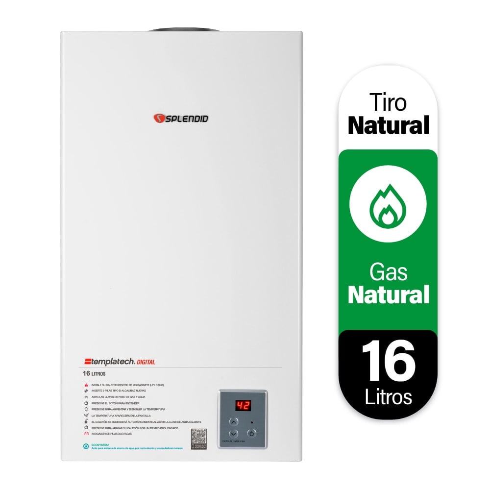 Splendid - Calefont Templatech 16l Gn
