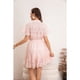 thumbnail image 3 of Vestido Corto Mujer Algodon Manga Corta Encaje Casual 0041, 3 of 3