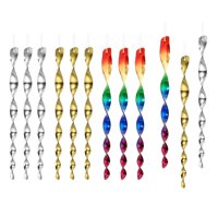 Ioensy - 12 Piezas Disuasorios De Pájaros, Varillas Ahuyentadoras Giratorias Por El Viento Para Ventanas De Patio