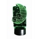 thumbnail image 2 of Lampara Ilusion 3D Oso en la Luna de 7 colores, Base touch, 2 of 6