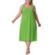 thumbnail image 2 of Agnes Orinda Vestido de Verano sin Mangas con Cuello en V para Mujer de Talla Grande, Vestidos Informales de Largo Medio, Talla 3X, Verde Hierba, 2 of 6