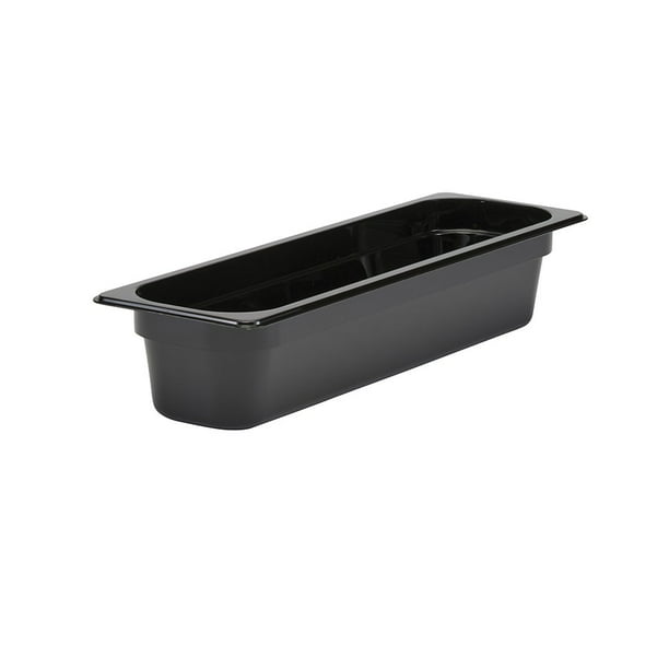 CONTENEDOR POLICARBONATO NEGRO 2/4x10CM