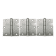 thumbnail image 2 of Pack 3 Bisagras Acero Odis 3,5”×3,5”× 2,0mm - Plata, 2 of 6