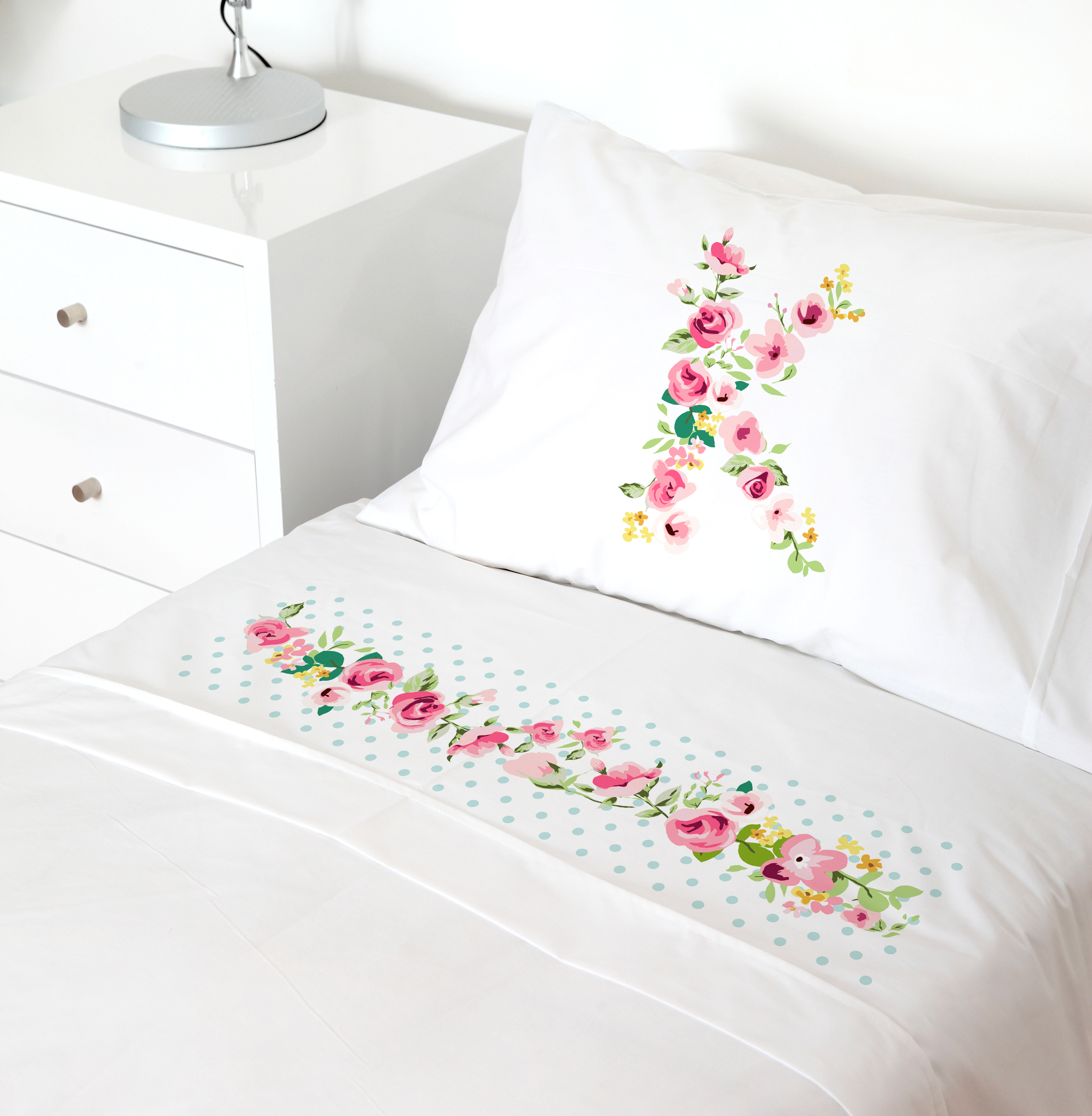 Tuyo Print - Juego De Sábanas Transición Letras Vintage K