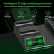 thumbnail image 5 of Soporte de refrigeración para Xbox Series X - Estación de carga de doble mando con 2 baterías recargables, 10 ranuras para juegos y soporte para auriculares-Negro, 5 of 6
