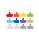 thumbnail image 1 of Etiqueta para Cables WrapIt Pack de 12, 3 x 2 cm, Reutilizable Multicolor, 1 of 3