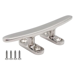 Ioensy - Cornamusa De Base Abierta Para Barco, Cornamusa Ligera Para Muelle De Amarre Para Remolcar Kayaks Y Yates, 15 Cm X 3,4 Cm