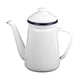 thumbnail image 3 of Tetera Esmaltada Para Té, Calentador De Agua Y Leche, Tetera Para El Hogar, Cocina, Exterior, Color Blanco, 3 of 5