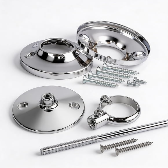 Kit de Montaje para Barra de Ducha HIGHCRAFT Cromado 1" OD