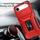 thumbnail image 2 of Funda Armada para iPhone 17 Air con Tapa Deslizante y Soporte Magnético Giratorio Rojo, 2 of 5