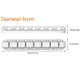 thumbnail image 3 of Clips para cables, organizador de cables, soporte autoadhesivo para cables USB, de alimentación y de oficina. Organizador de cables., 3 of 8