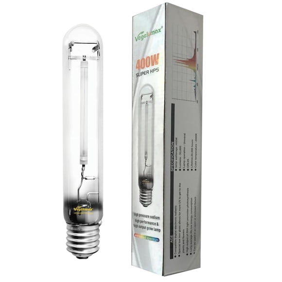 Bombilla de cultivo Grow Light Vegelumax 400W HPS Super High PAR 55000 lm