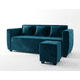 thumbnail image 2 of Nuvo + 1 Pouf Azul Petroleo, 2 of 3