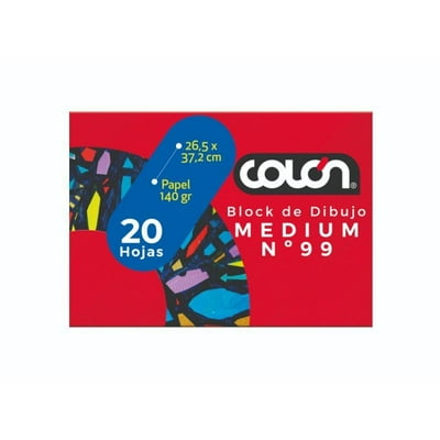 Block De Dibujo M-99 20Hjs Colón