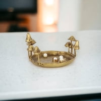 Plato Para Baratijas Cheungs Qinrie, Hierro Fundido, 6 Cm, Dorado