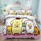 thumbnail image 1 of Cartoon Duvet Cover SetAnime Bedding SetPompompurin 3-Piece Comforter Cover Set for Teens Boys Girls, 1 of 5