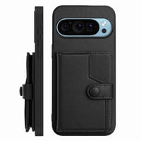 Foxdock Funda Para Google Pixel 9 Pro Con Bloqueo Rfid - Diseño Elegante Con Cierre De Botón