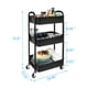 thumbnail image 3 of Carrito Utilitario Con Ruedas De 3 Niveles Para Cocina Color Negro, 3 of 7