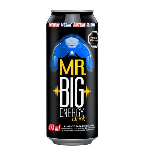 Bebida Energética Lata Energy Drink 473 ml Mr. Big