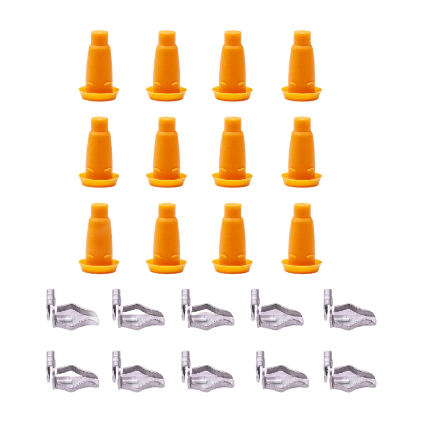 Magideal - Juego De 12 Tapones Para El Marco Del Panel De La Puerta Delantera + 12 Clips Para El Panel De La Puerta 4853962 4500027, Duradero Y Práctico De Usar.