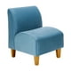 thumbnail image 1 of Poltrona Soft 1C Felpa 04 Azul Petroleo, 1 of 4