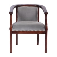 Latam Home - Sitial Stuttgart Tela Velvet Gris